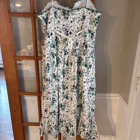 Anthropologie Sleeveless Drop-Waist Midi Dress SZ: XL - Picture 9 of 16